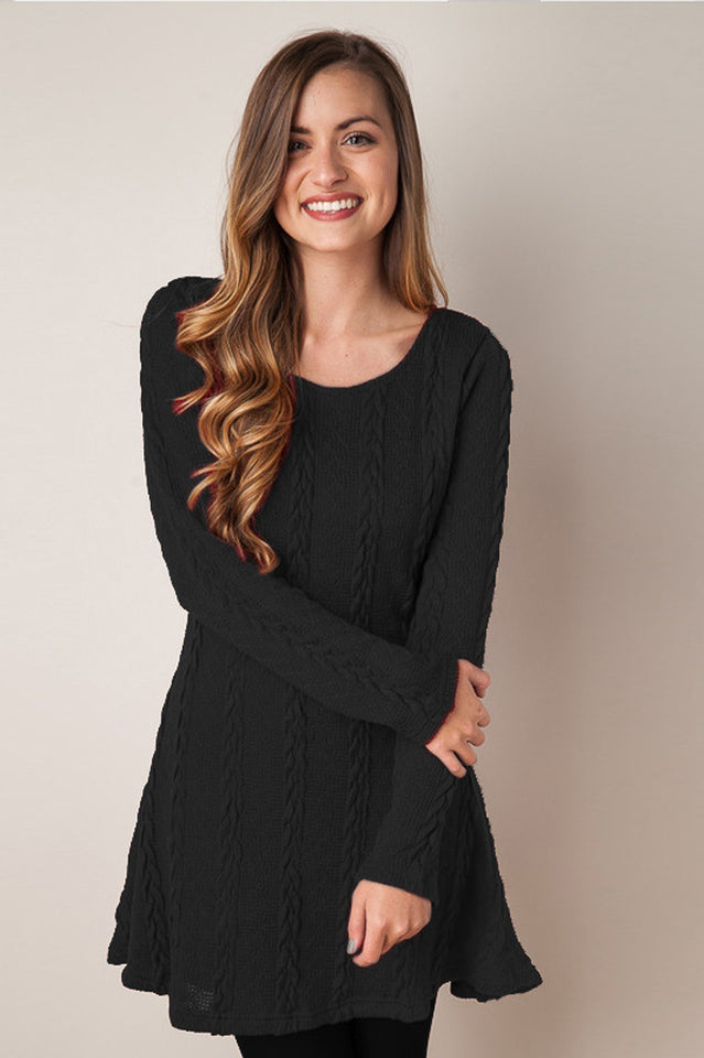 Robe pull décontractée grande taille S-3XL