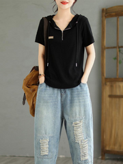 Just My Size Denim Hose mit natürlicher Taille