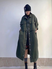 Eleganter, lässiger, lockerer Kaschmirmantel