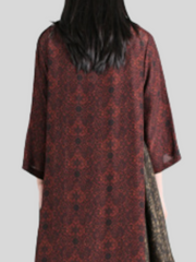 Lot Of Love – A-Linien-Kleid mit Rundhalsausschnitt