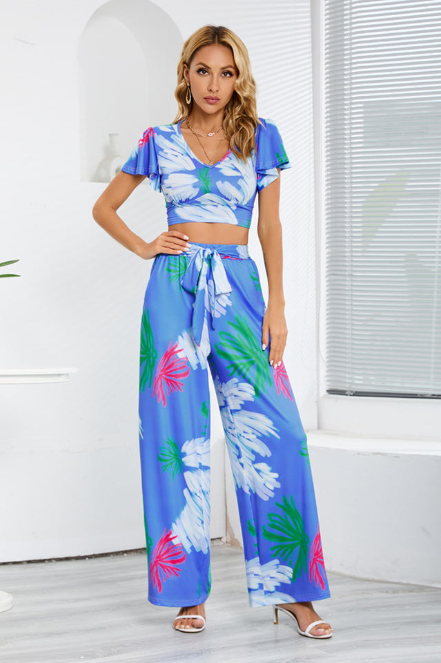 Boho-Jumpsuit mit weitem Bein und lockerem Schnitt