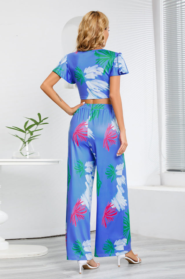 Boho-Jumpsuit mit weitem Bein und lockerem Schnitt