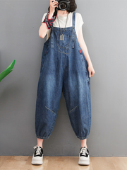 Women Denim Dungarees Stretch Skinny Fit Jumpsuit Denim Overalls for Women