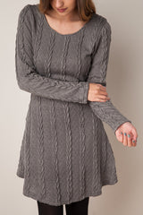 Plus Size Casual S-3XL Sweater Dress