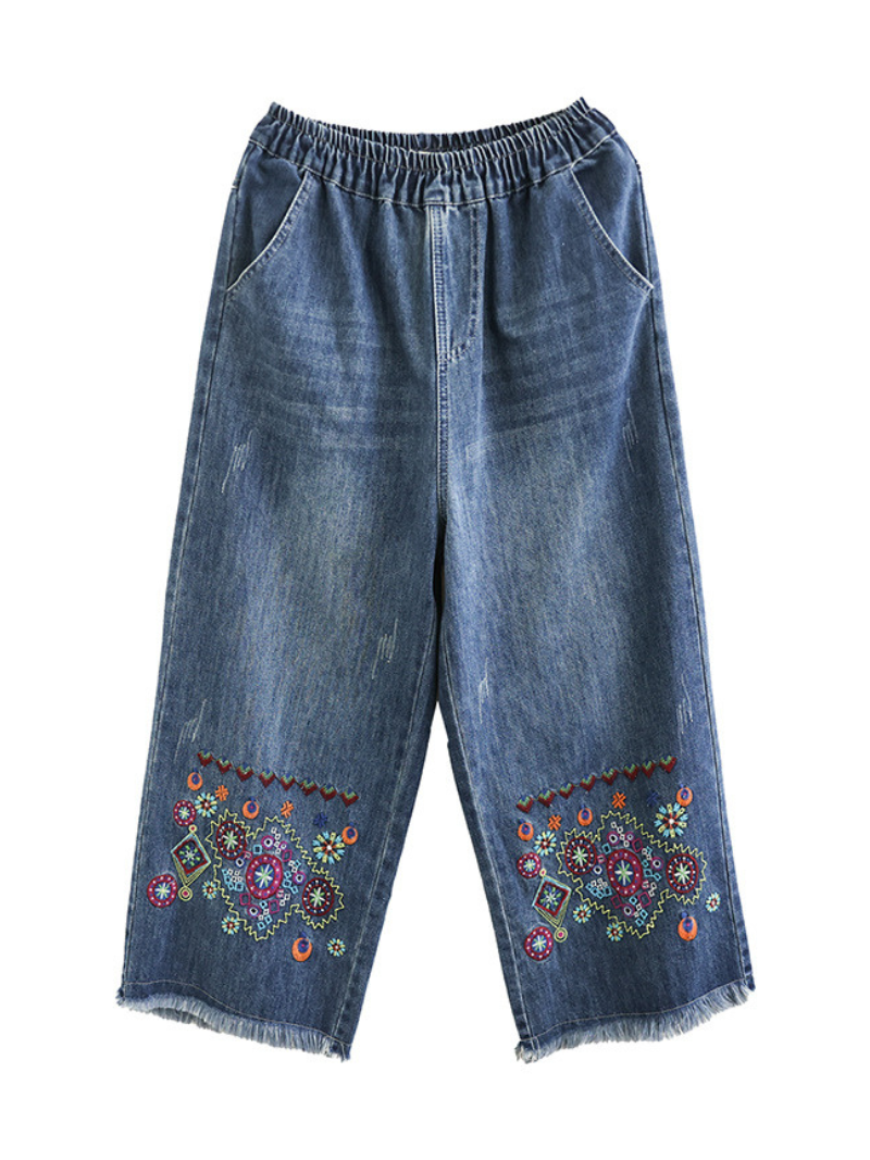 The Lost Heart Denim-Hose mit elastischem Bund