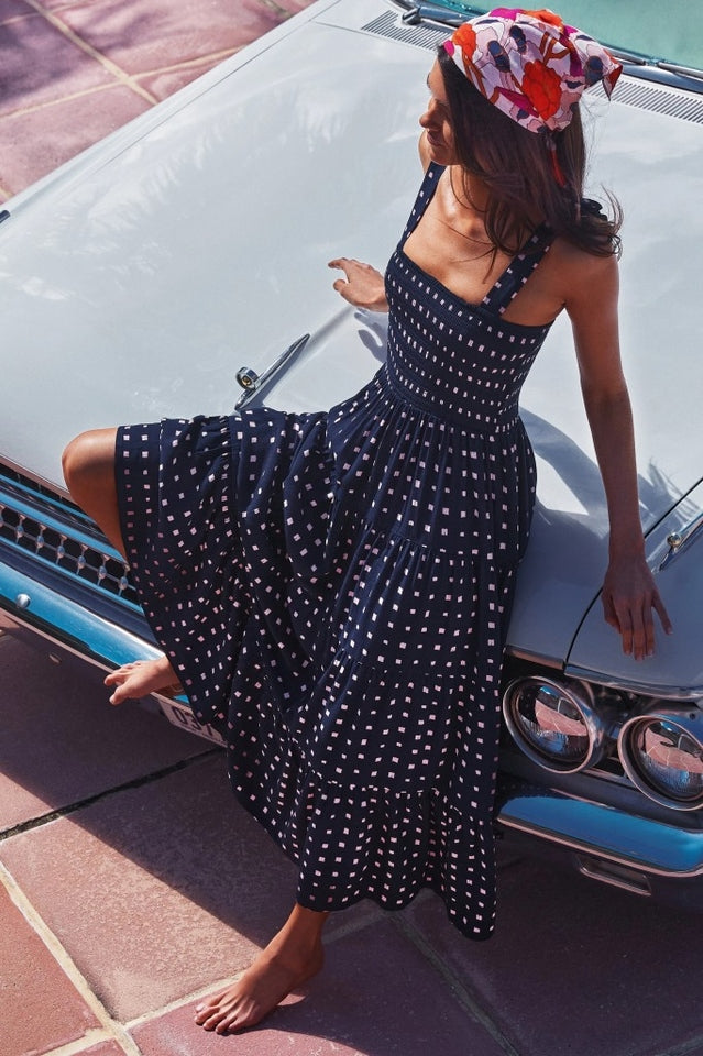 Katie Smocked Maxi Dress