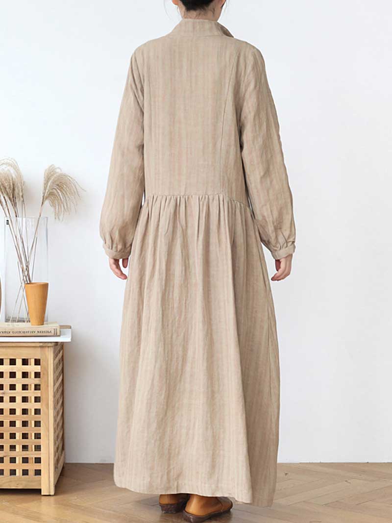 Back Your Soul Linen Coat