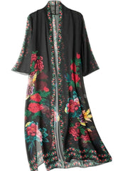 All Too Well Silk Gown Robe Kimono