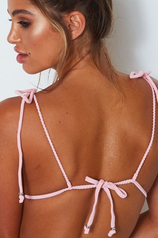 Triangel-Bikini-Set mit Stringträgern