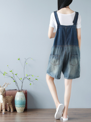 Angels Forever Denim Middle Waist Short Dungaress