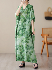 Ocean Oasis Cool Loose Kaftan Dress