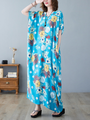 Caftan en coton, caftan long, robe pour futures mamans, couverture de plage, vêtements de nuit