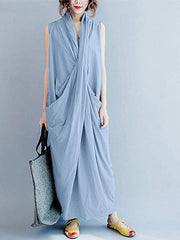 Intertwined Solidity Maxi Dress