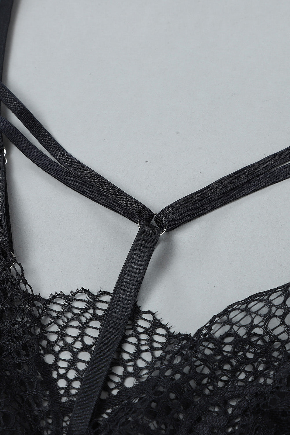 2-teiliges Bralette-Set mit Spitzenträgern