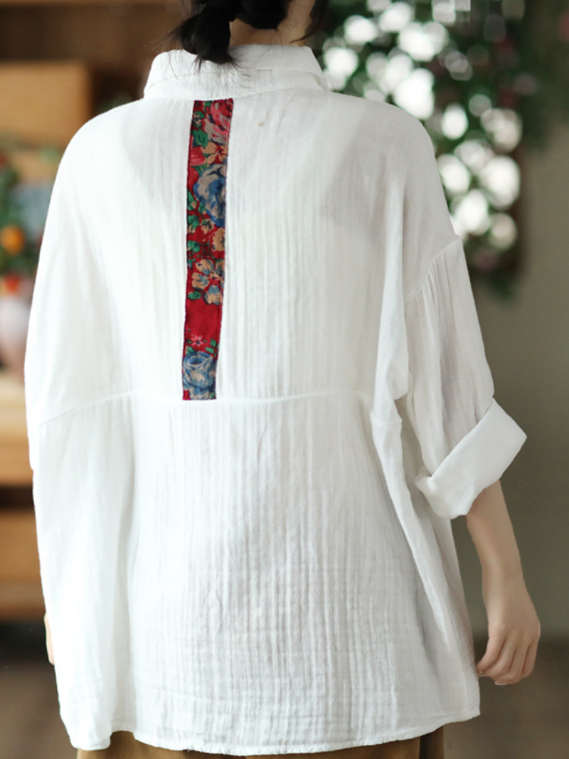 Cotton Loose Long Sleeves Shirt