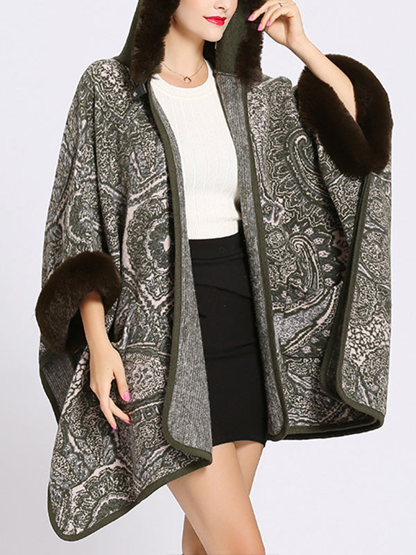 Cardigan cape moelleux grande taille Amiable Outfitting