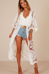 White Beach Cover Up Dress