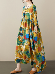 Giving Love – Hängerkleid aus Baumwolle mit Rundhalsausschnitt