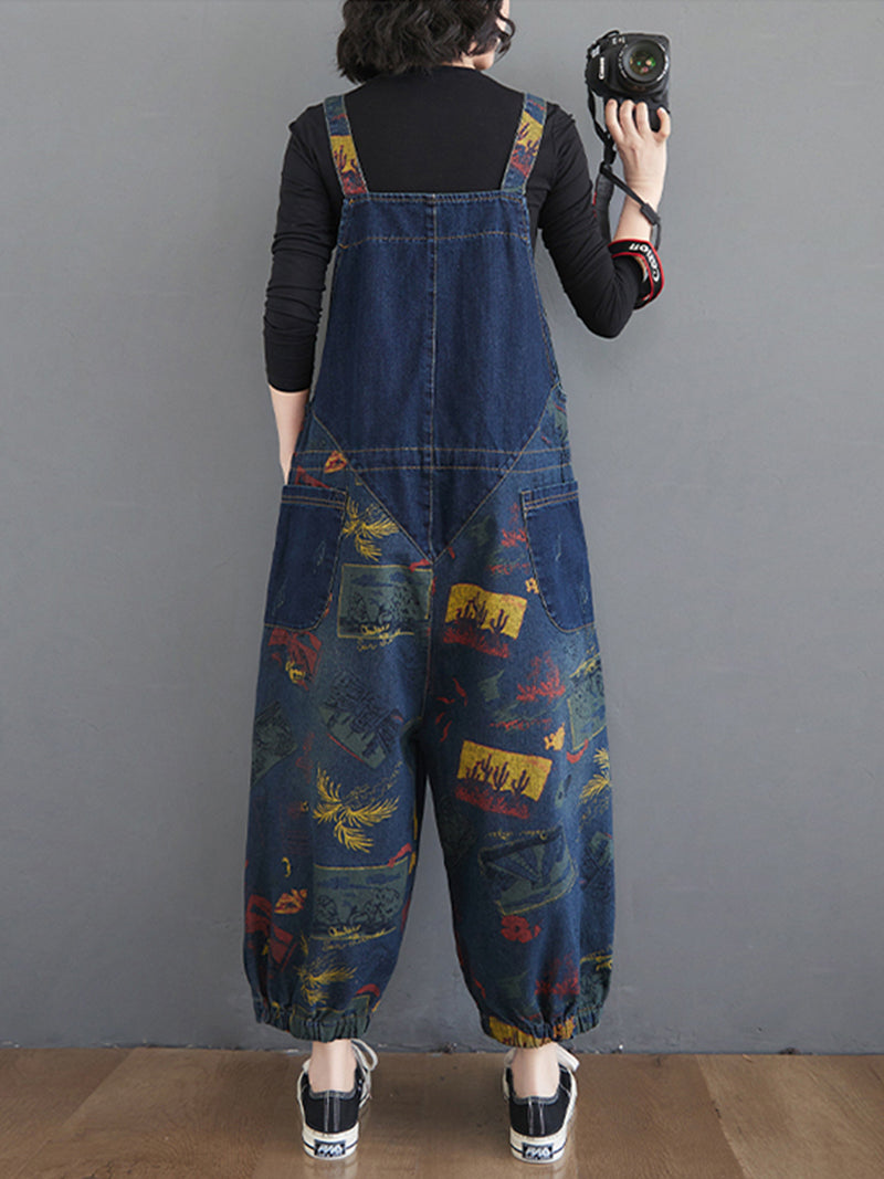 Thunder Of Desire Denim Overall Dungarees