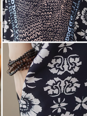 Crazy Love – Kaftankleid mit Alphabet-Blumenmuster