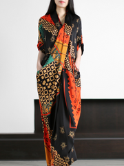 Maxi Dress loose lace thin light luxury fashion ethnic style