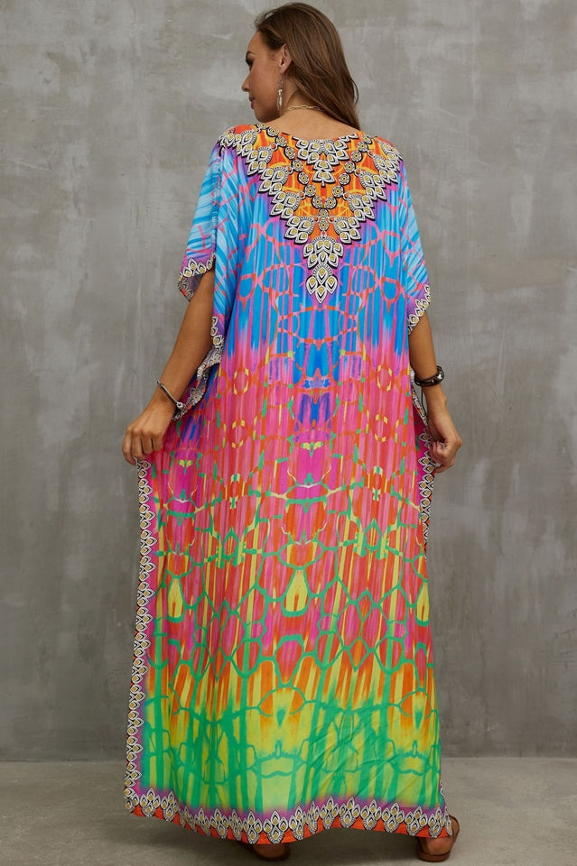 Tie Dye Cover Up Dress (19 Colors)