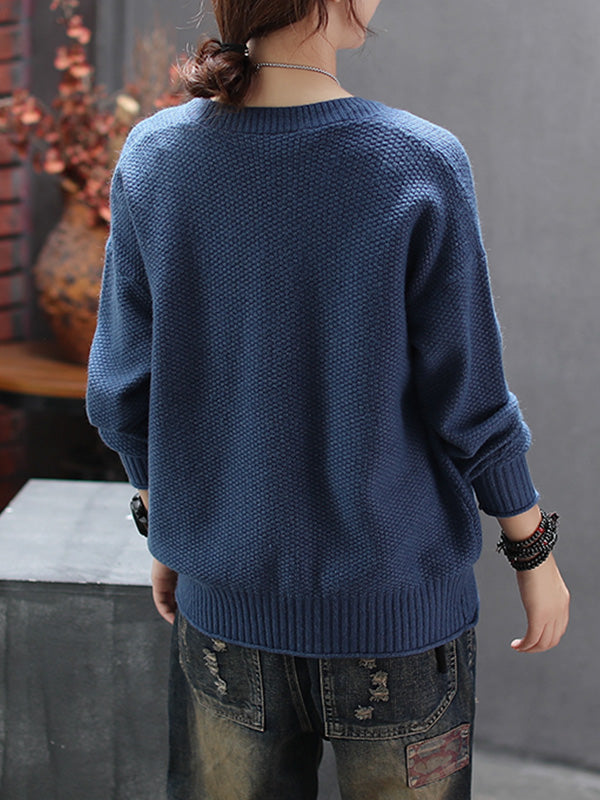 Pull cardigan à fil en avant