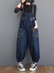 Thunder Of Desire Denim Overall Dungarees