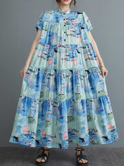 Highest Hopes Printed Smock Dress