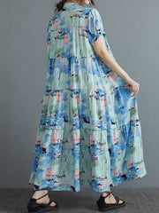 Highest Hopes Printed Smock Dress