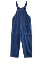 Jeans-Overall mit weitem Bein für Damen/Lässiger Jumpsuit/Sommer-Frühlings-Jumpsuit