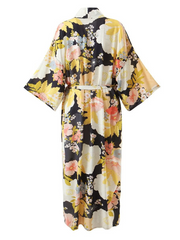 veste kimono longue, kimono vintage, veste bohème, cadeau de Noël, cadeau pour elle
