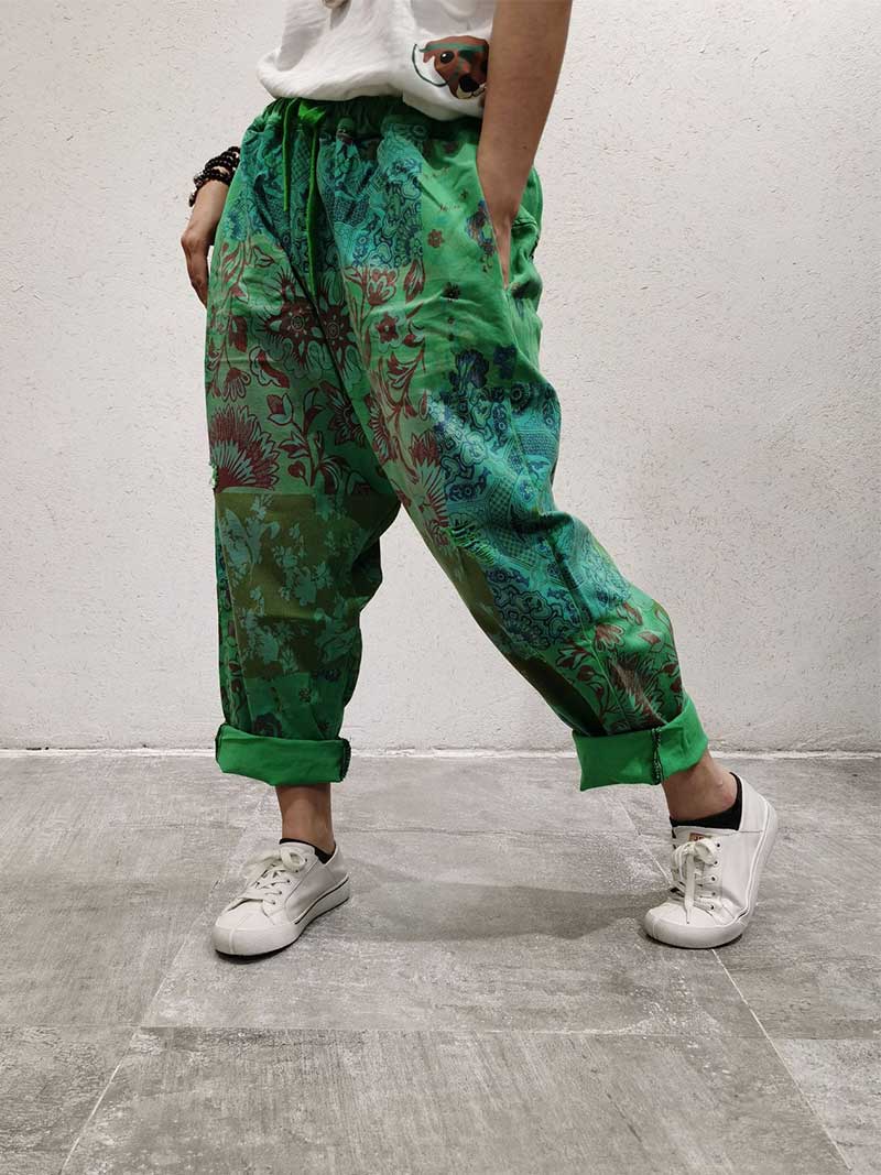 Act Of Love Drawstring Cotton Pant