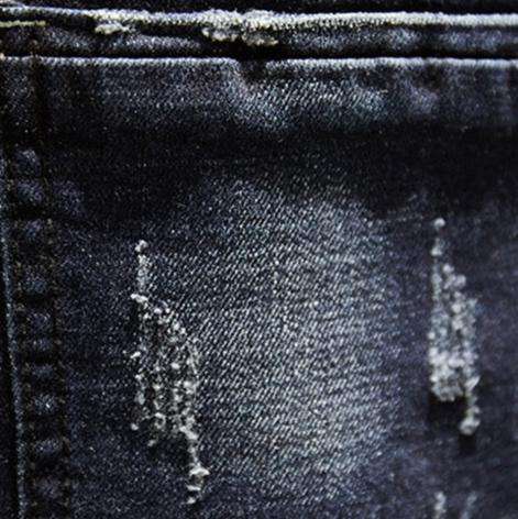 Distressed-Jeans mit Whiskers für Herren