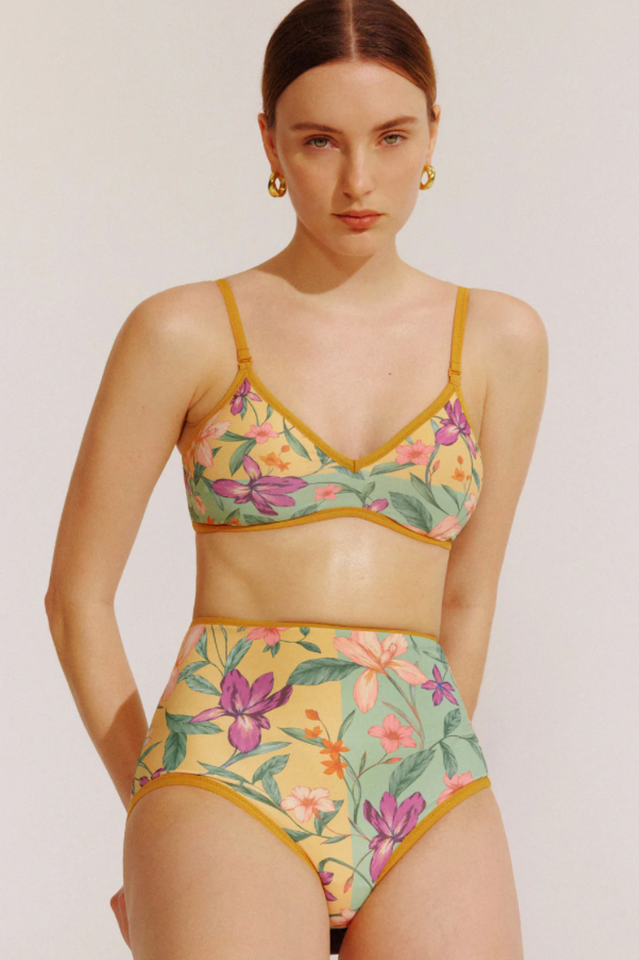 Reversible High-Waist Bikini Set