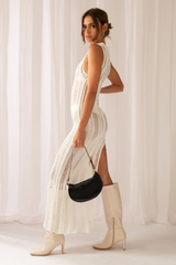 Perri Ladder Knit Maxi Dress