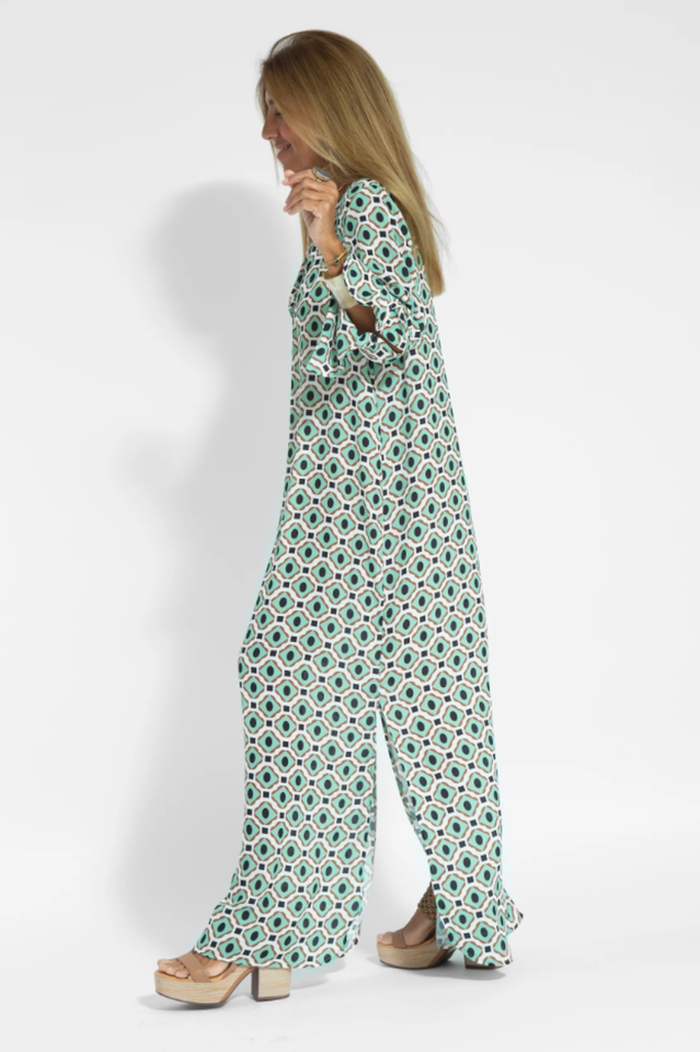 Geometric Maxi Dress