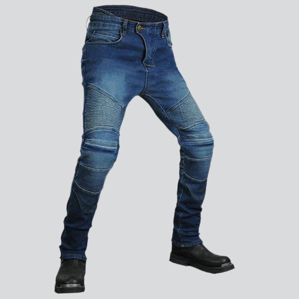 Winterwarme Herren Bikerjeans