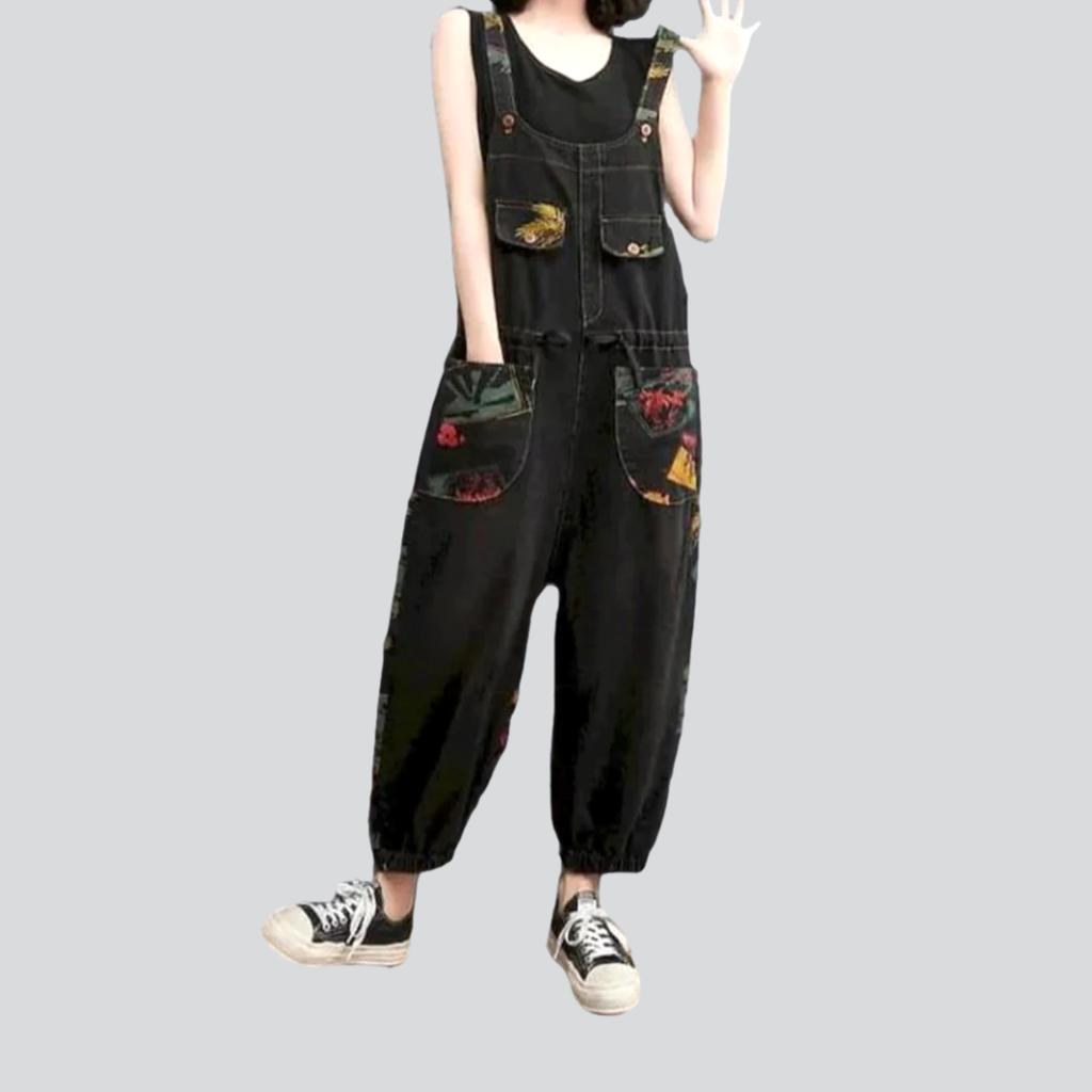 Y2k baggy women's jeans jumpsuit