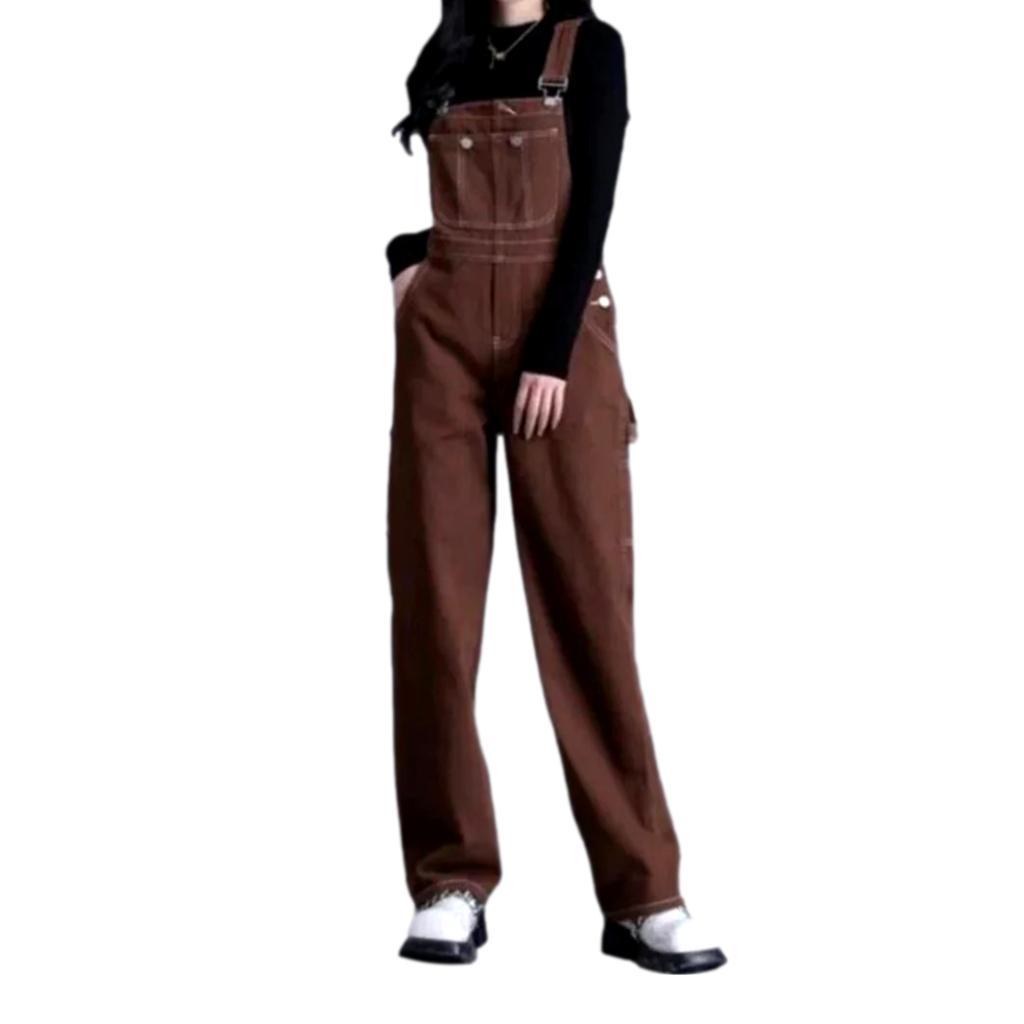 Y2k Baggy Denim Jumpsuit für Damen