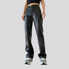 Schwarze Y2k-Jeanshose für Damen