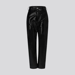 Y2k women's shiny jeans