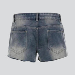 Short en jean vieilli Y2K