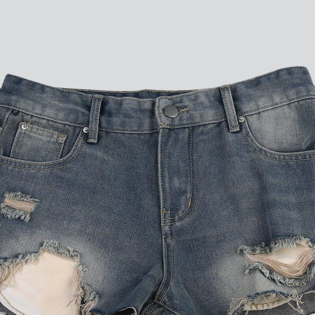 Short en jean vieilli Y2K