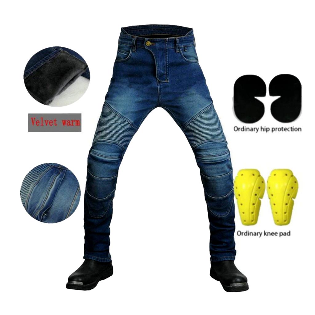 Jean biker pour homme chaud pour l'hiver