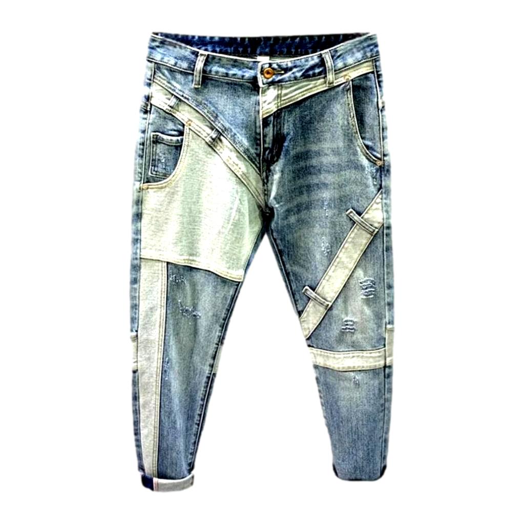 Jean taille moyenne pour homme Y2K