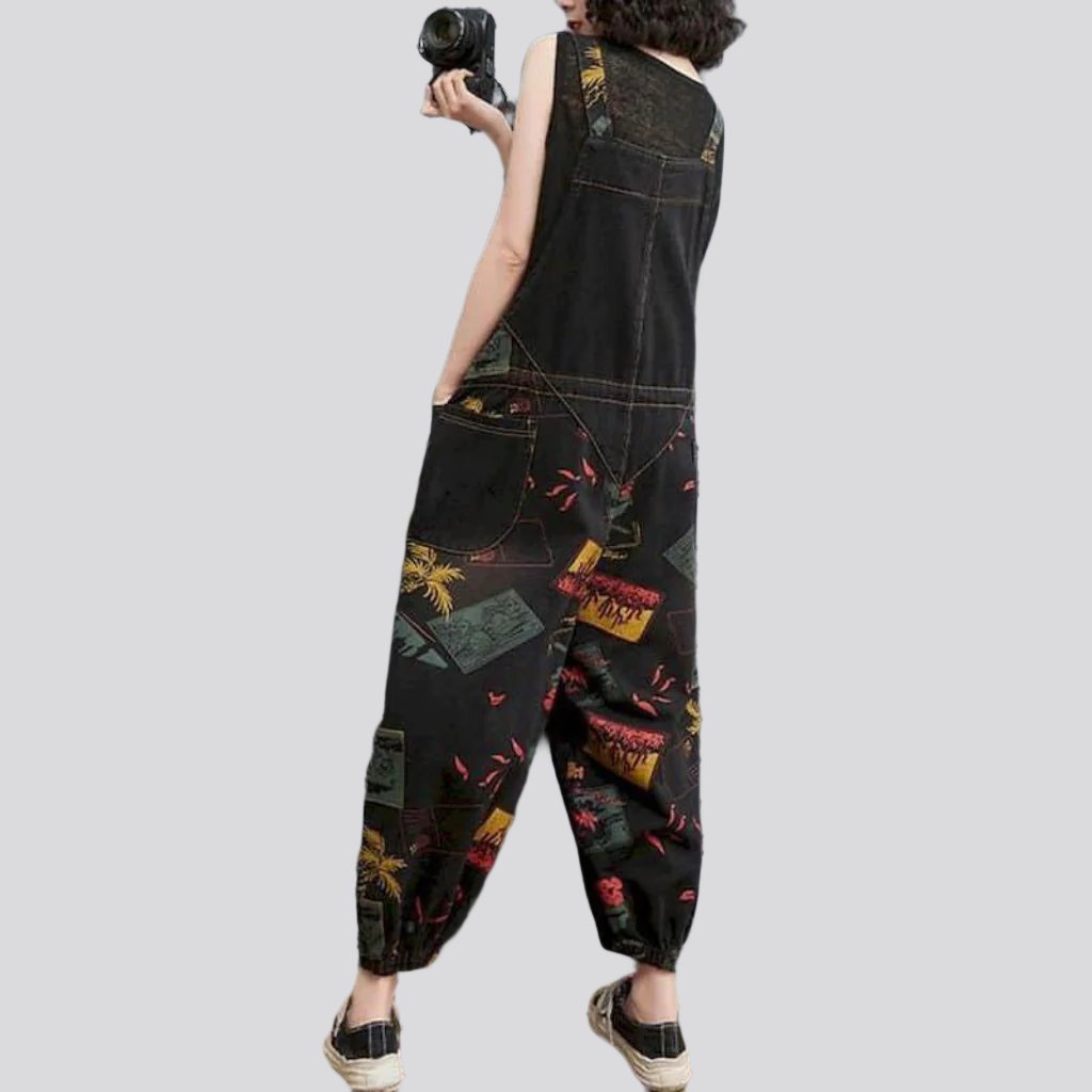 Y2k baggy women's jeans jumpsuit