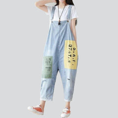 Women's street style jeans overall