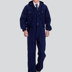 Workwear navy men's denim overall