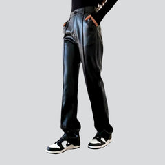 Y2k black jean pants for ladies